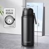 FANJANE Movable Tea Filter Thermos Coffee Bottle Cup with Magnetic Infuser Tea Maker Stainless Steel Vacuum Flask Keep Cold Hot