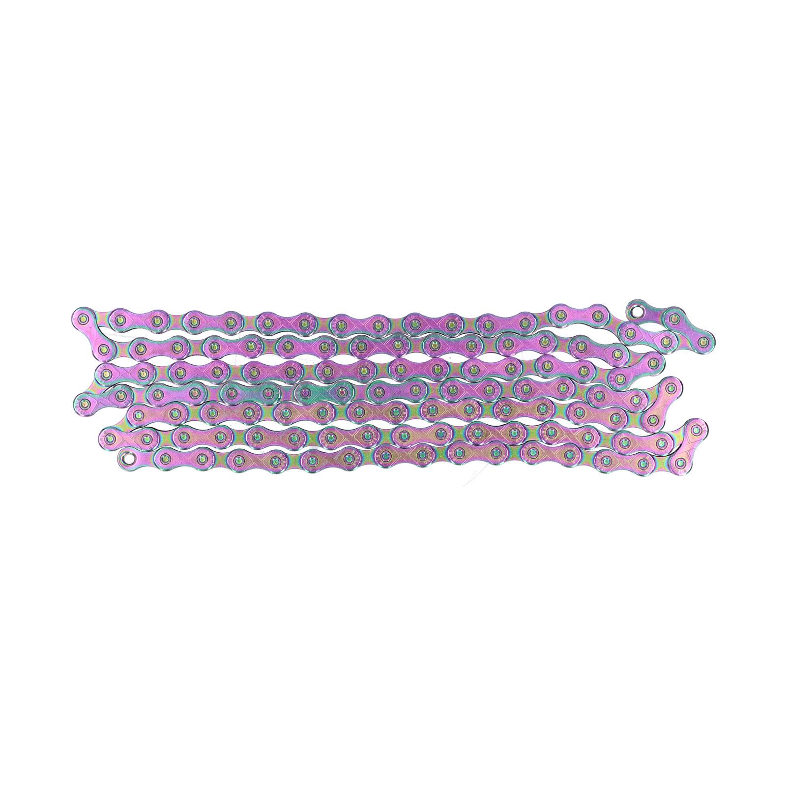 

10 Speed Colorful Bicycle Chain MTB Road Bike Ultralight Rainbow Chain with Magic Buckle