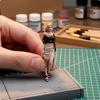 Miniature Female Figurine Expressive Fashion Lady Delicate