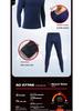 Men's Velvet-Lined Thermal Underwear Set: Seamless Cotton Sweater and Pants for Autumn/Winter