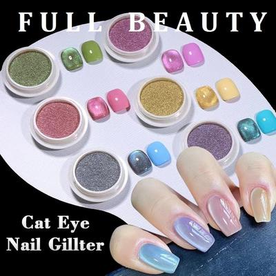 1g Nail Powder Art Glitter Mirror Effect Chrome Silver UV Gel Polish Shimmer Dip Dust DIY Nails Decor