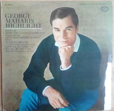 10inch Record GEORGE MAHARIS  Highlight ZL6503 EPIC 1963 Japan Jazz Used