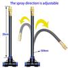 Adjustable Greenhouse Cooling & Dust Removal Spray Head Set with Quick Connect for Agricultural Irrigation