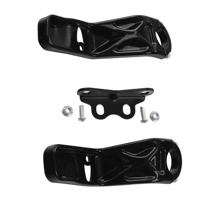 A28G-Vivid Black Mount Bracket Front Fairing Support Fit For Low Rider ST -2025