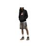 Jordan Brand×UNDEFEATED Collaborative Capsule Series Character Print Hoodie With Drawstring Men Hoodie Black DX6318-010