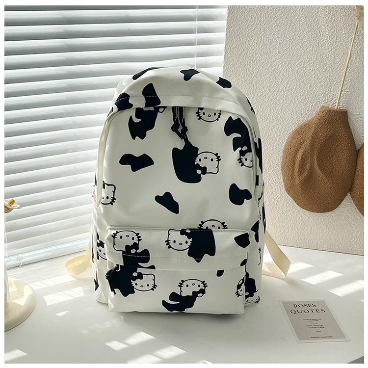 Schoolbag1011 New KT Cat Versatile Backpack Premium Sense Cartoon Cute Multifunctional Large Capacity Student School Bag