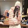 Womens Short Puffer Cotton Jacket Winter Slim Fit Lightweight Hooded Coat Couple Fashion Outerwear