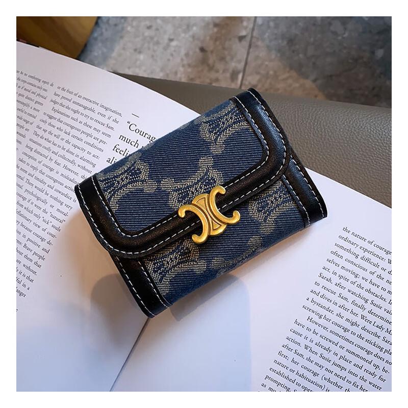 Женский тонкий холдер Weipelo из канваса с отделениями для множества карт