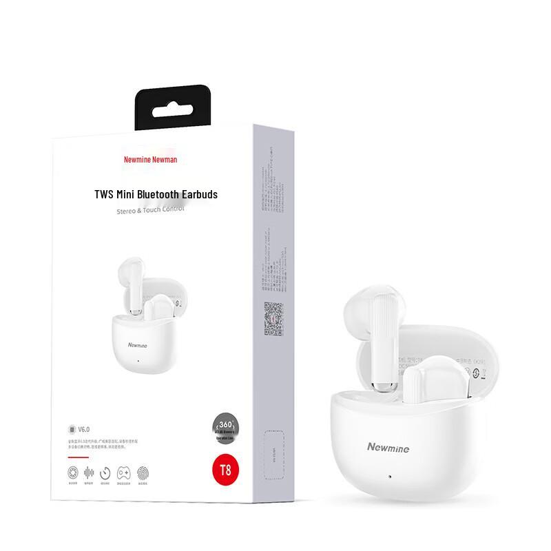 Newmine T8 Wireless Bluetooth Earphones