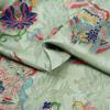 Light Green Phoenix Flower Pattern Jacquard Fabric Embossed Fabric DIY Sewing Material Cheongsam Dress Satin Garment Fabric