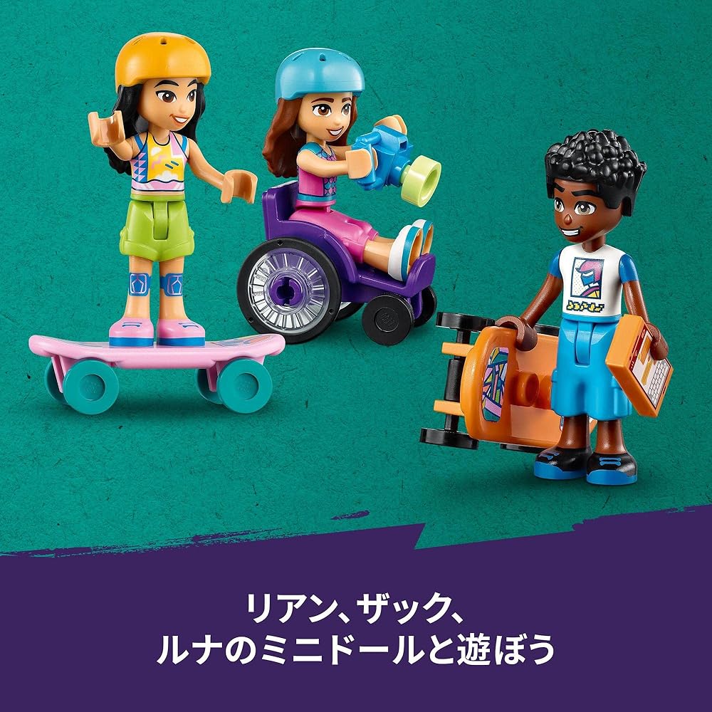 LEGO Friends Skate Park 41751 Building Blocks Toy for Girls Age 6 and Up