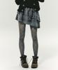 Nyxxx Twist Frill Skirt Grey
