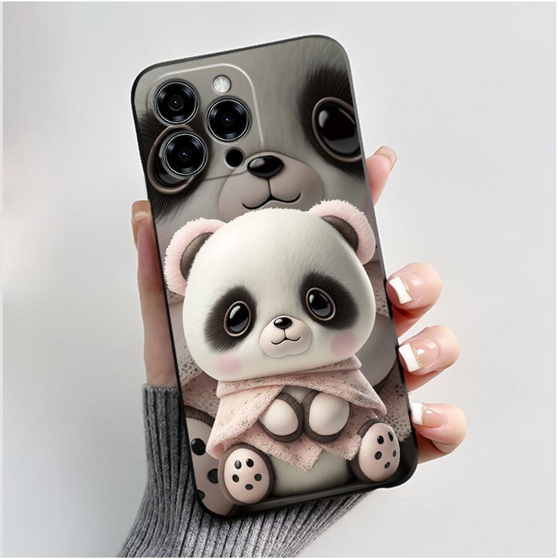 Phone Cases For Doogee Note 58 Note58 Pro Case Luxury Cute Love Rabbit Cartoon Funny Cover Black Soft Silicone Protective Casing