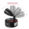 12-24V RV Interior Reading LED Spotlight Dimmable 360 Degree Rotatable Wall Lamp for Camper Van Caravan Boat with USB Port