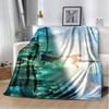 3D Retro BioShock Game Gamer Blanket,Soft Throw Blanket for Home Bedroom Bed Sofa Picnic Travel Office Rest Cover Blanket Kids