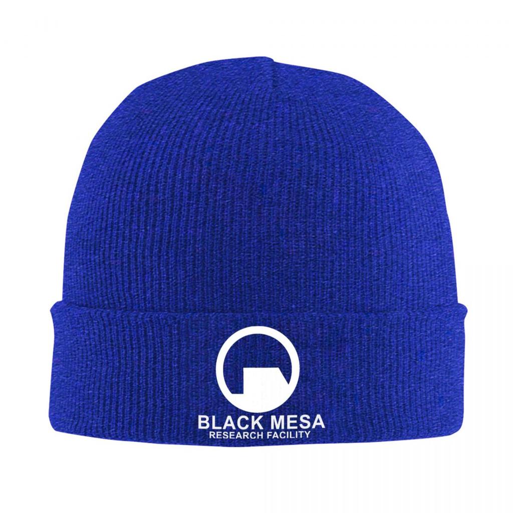 Half Life Bonnet Hats Black Mesa Research Facility Gamer Skullies Beanies Male Warm Soft Beanie Hats Winter Outdoor Sport Cap