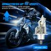2Pcs Head Lamp Plug Play Long Lifespan Replacement Motorcycle H4 LED Headlight Bulb for Automobile