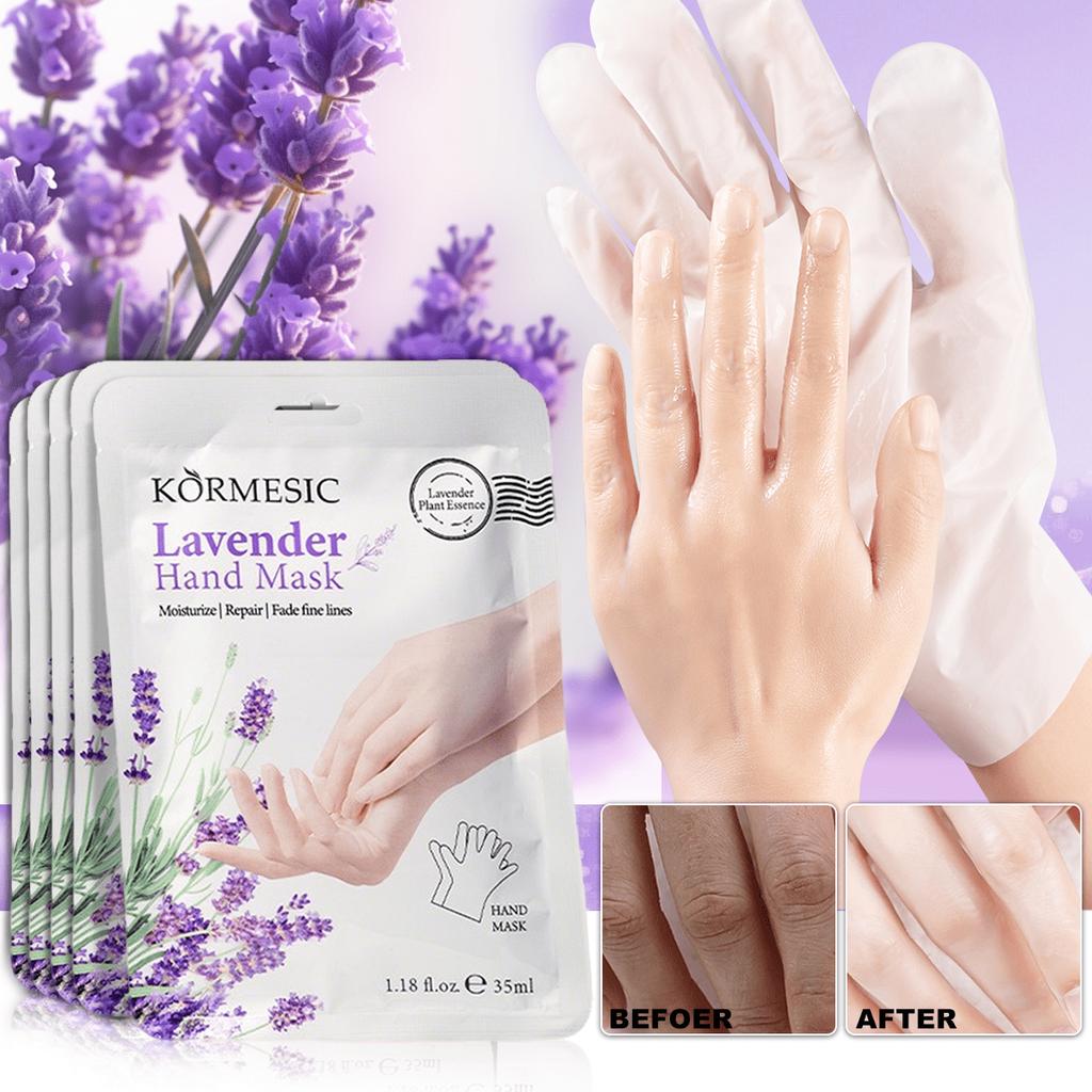 1-10pcs Lavender Essence Hand Mask, Deep Nourishing Anti-Cracking Softening Hand Skin, Whitening Exf