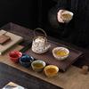 Beam pot Kung Fu tea set, a pot of six cups, a large-capacity brewing teapot, a kiln change, a tea bowl, a gift box, and a gift.