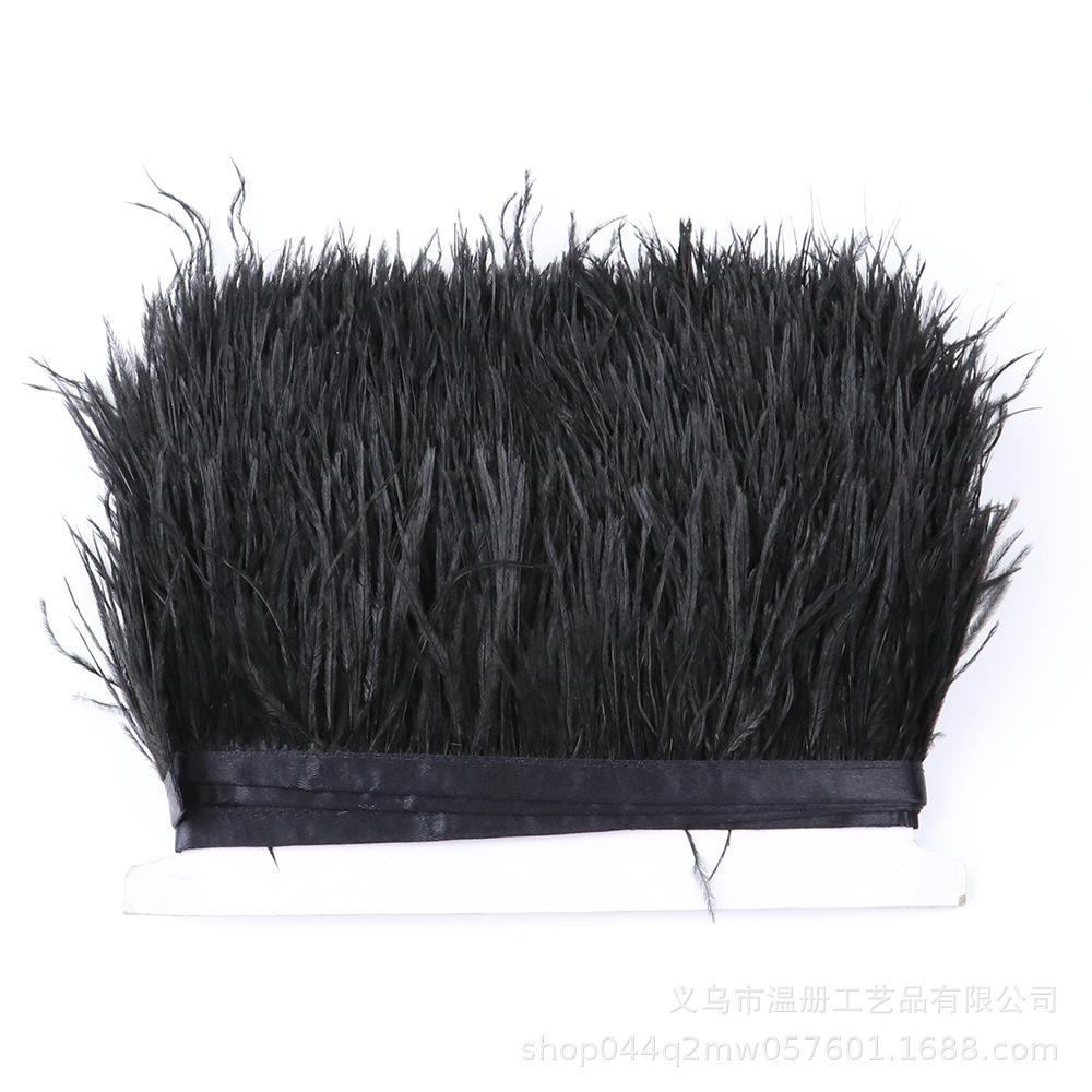 Multi-Color Ostrich Hair Cloth Edge Bridal Dress Stage Decoration Feather Lace Quantity Is More Excellent