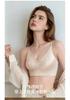 French Lace Pure Desire Satin Thin Style Small Chest Gathered Without Steel Ring Bra Strapless