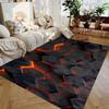 3D Visual Geometry Art Carpet Soft Flannel Rug Washable And Anti-Slip Personalized Gifts Birthday Gifts Home Decor Carpets