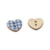 Crafts Arts Scrapbooking Decoration Apparel Sewing Wood Button Sewing Buttons Heart Shape Button