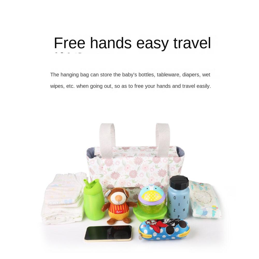 Large Capacity Stroller Storage Hanging Bag Diaper Bag Organizer Baby Car Accessories