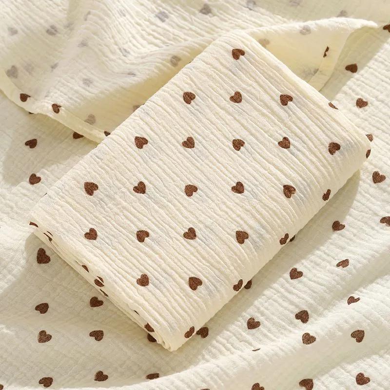 Baby Muslin Swaddle Blanket 100x100cm Soft Cotton Newborn Wrap Lightweight Breathable Bath Towel for Infant Care