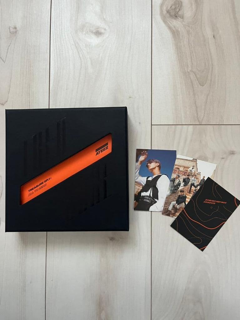 [USED] Treasure EP 1 all to zero ep1 Wooyoung trading card included