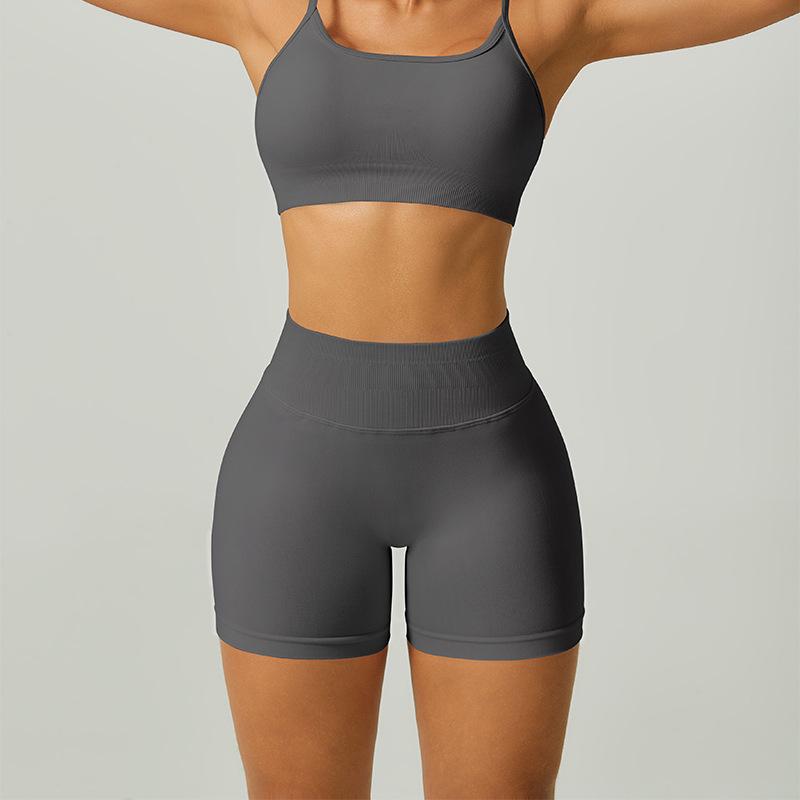 2025 Women s High-Waist Butt-Lifting Yoga Shorts for Fitness Small
