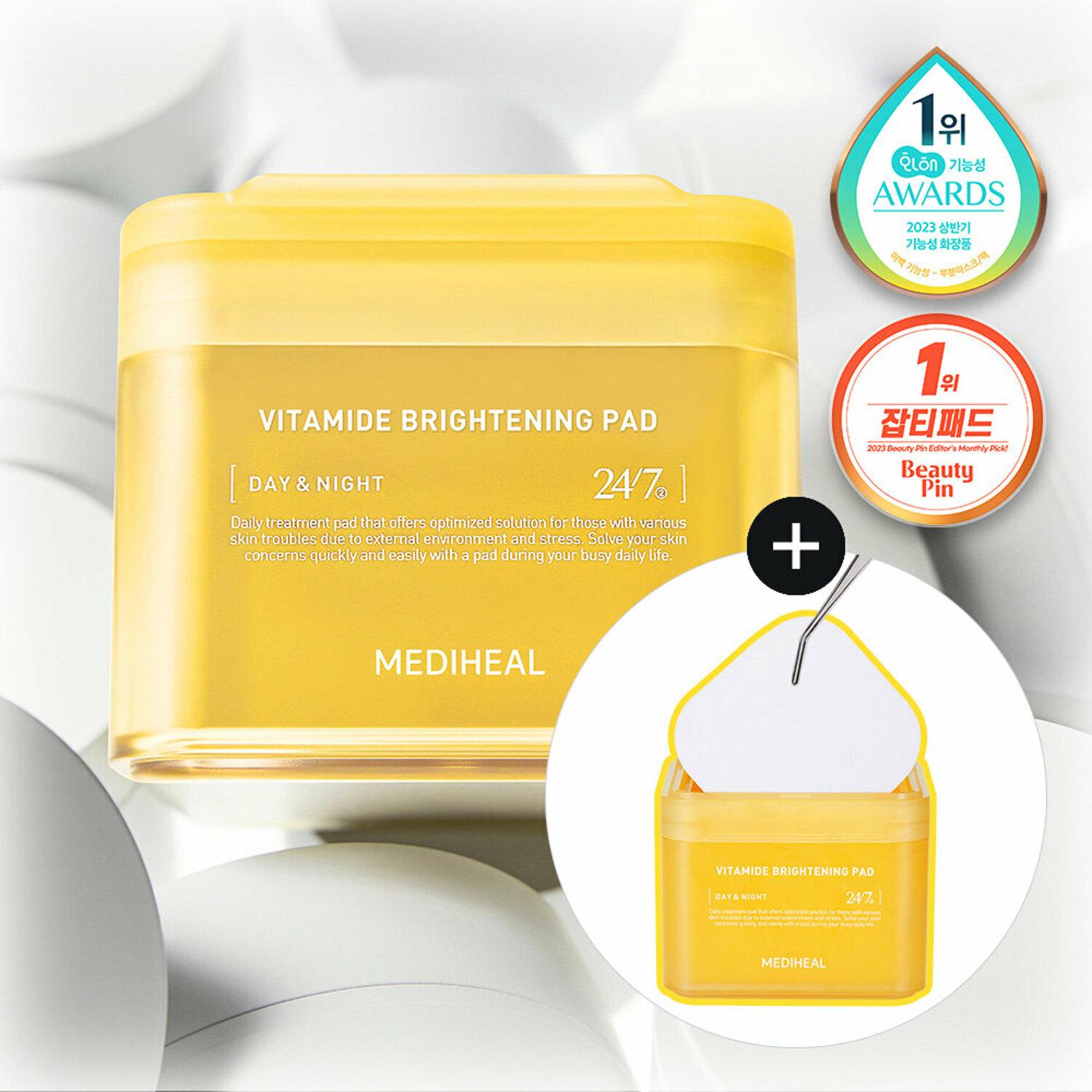 

MEDIHEAL Vitamide Brightening Pad 100P Double Pack