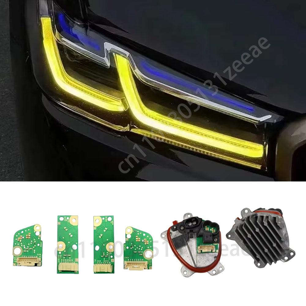 For BMW 530i 540i M550i G30 G31 M5 F90 2020-2023 DRL Style Daytime Running Lights Turn Light LED Boards Set 23508301 23508302