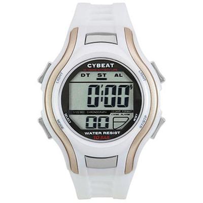 J-AXIS Erkek ACY12-W (10-10 CYBEAT Spor Saati Sun Flame) Yuvarlak Saat Beyaz Reçine Dijital