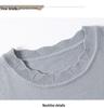 Spring 2026 Knit Top Set: Long Sleeve Loose Fit for Middle-aged & Elderly Women