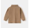 Children's 2024 Long-Sleeve Polo Shirt: Thickened Lapel Korean-Style Top for Boys - Autumn Collection.