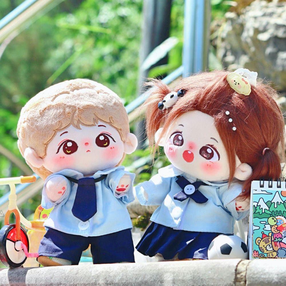 JK Uniform Preppy Cotton Doll‘s Clothes Plush Stuffed Cotton Doll Outfit Dress  Birthday Gift
