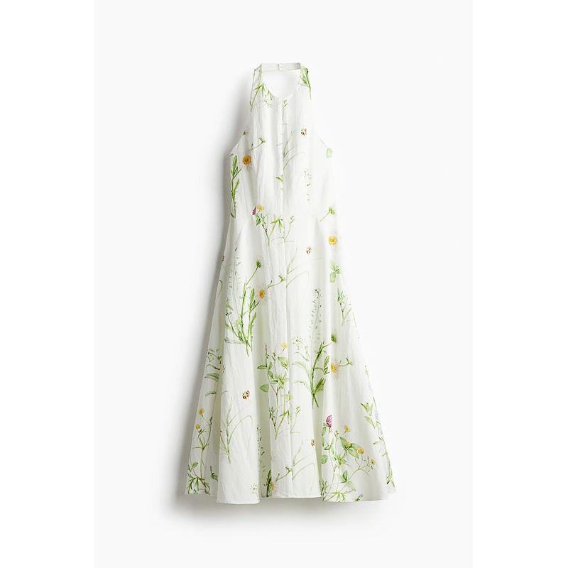 

HM Dress Summer 2025 New Arrival Women s Clothing Halterneck Horn Dress 1290686