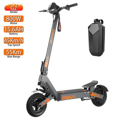 Trottinette Électrique Kukirin G2 Moteur 800W Pneu 10" Trottinette Électrique Pliante Pour Adulte Charge Max 120Kg Freins à Double Disque 48V 15.6Ah