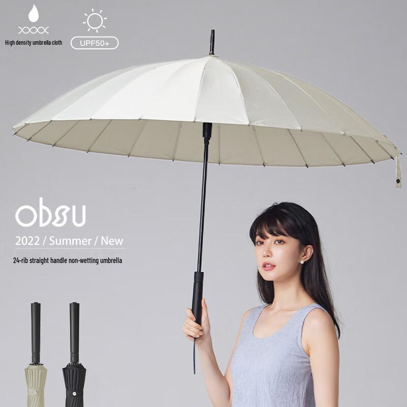 Obsu Automatic 24-Rib Long Handle Umbrella Fully Automatic