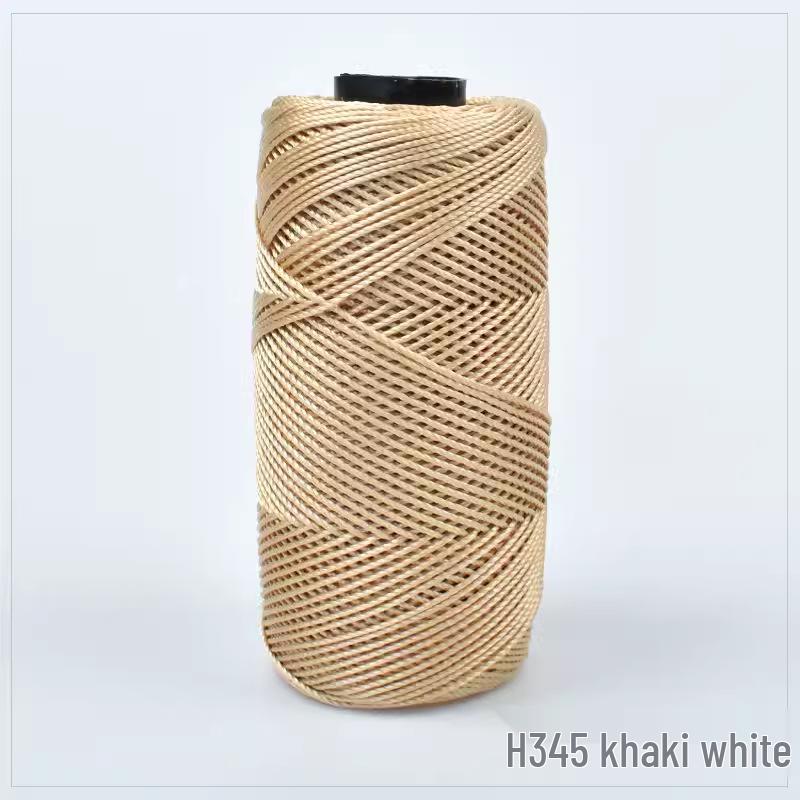 Chunky Wool & Ice Silk 3-Ply Yarn for DIY Crochet: Hand-Knitted Bag, Summer Hat, Shoes, and Seat Cushion