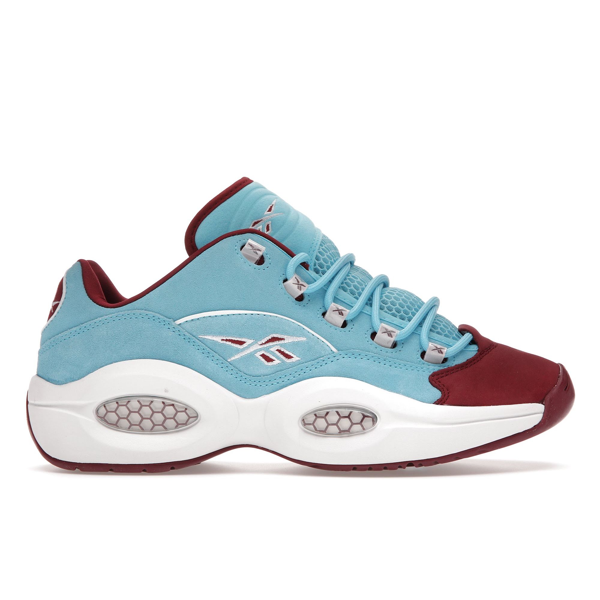 

Reebok Question Low Phillies Мужские кроссовки Blue Digital-Blue Classic-Burgundy GZ0990 40.5