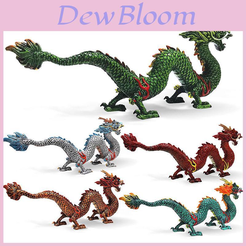 Chinese Mythology Dragon Statue Pvc Collectible Model For Home Decor And Gift