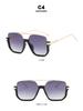 2023 Korean Style Retro Large Frame Double Bridge UV Protection Sunglasses for Driving.