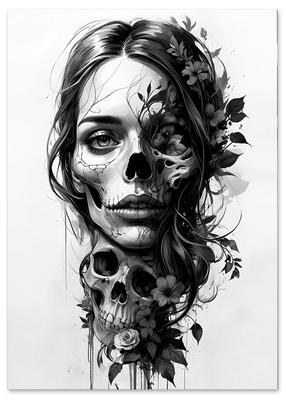 Poster Zombie Woman Portrait