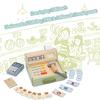 UMU Cash Register Toy Self-Checkout Set - Pretend Play Shopkeeper - Wooden Toy with Money and Bills - 35 Pieces - Educational Toy - Shopping Together