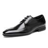 Fashion Men's Classic Retro Derby Shoes Mens Business Dress Office Leather Shoes Men Fashion Wedding Party Flats