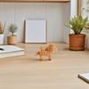 Small Wooden Horse Statue Hand-Carved Vintage Desk Decor Miniature Wood Animal Sculpture Home Office Decoration Feng Shui
