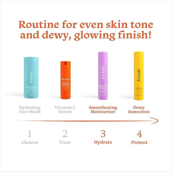 Foxtale Dewy Skin Duo | Ceramide Supercream Moisturizer - 50ml + Dewy Finish Sunscreen 50ml