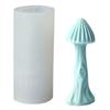 Mushroom Shape Candle Mold 3D Mushroom Candle Resin Silicone Mould for DIY Gypsum Baking Mould Jelly Fondant Decorations